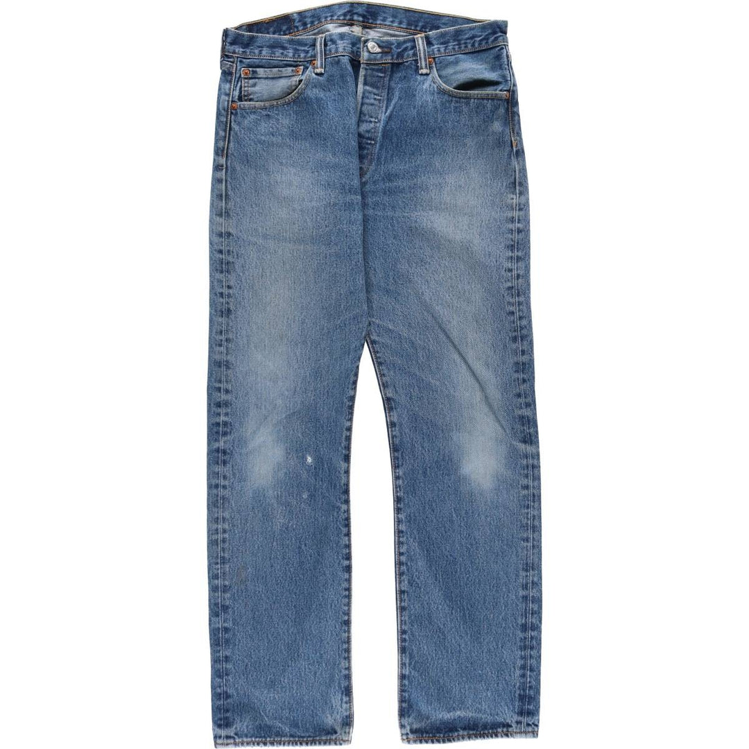 Levi's 501 straight denim pants for men, size W35 cotton blue type Vintage Second Hand