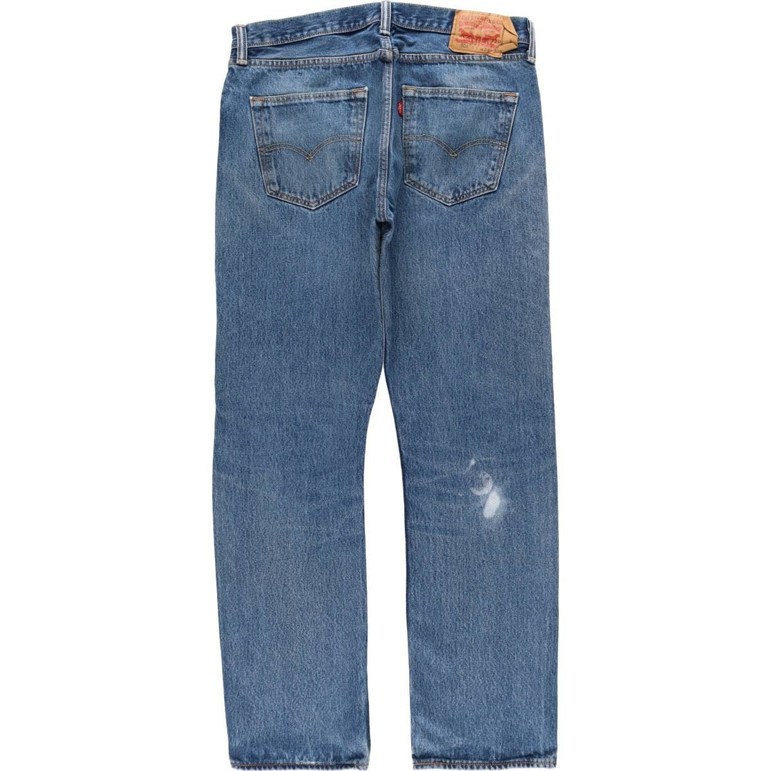 Levi's 501 straight denim pants for men, size W35 cotton blue type Vintage Second Hand