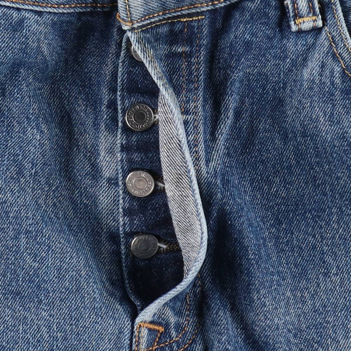 Levi's 501 straight denim pants for men, size W35 cotton blue type Vintage Second Hand