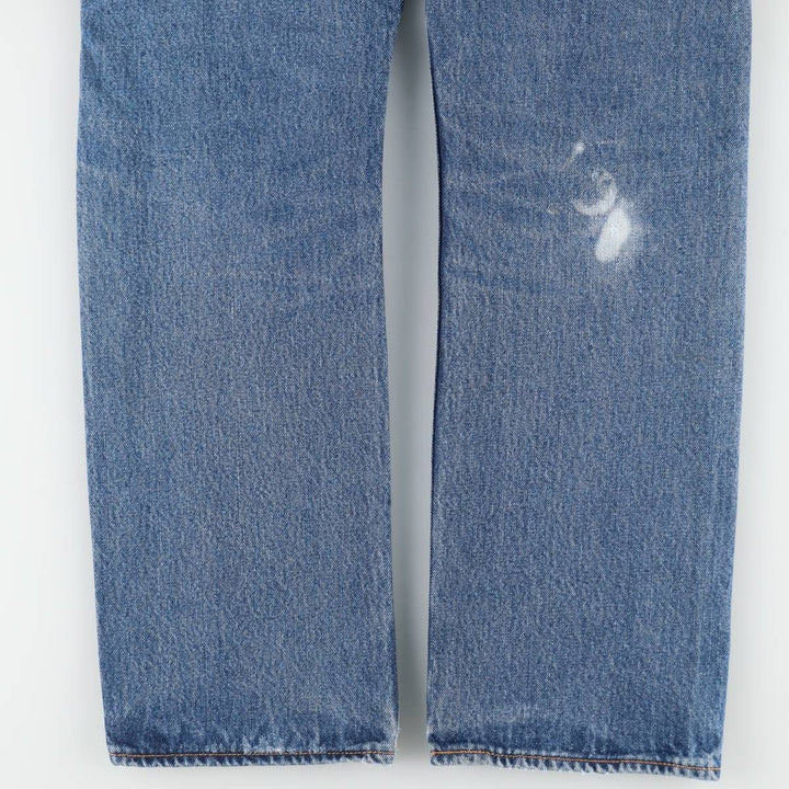 Levi's 501 straight denim pants for men, size W35 cotton blue type Vintage Second Hand