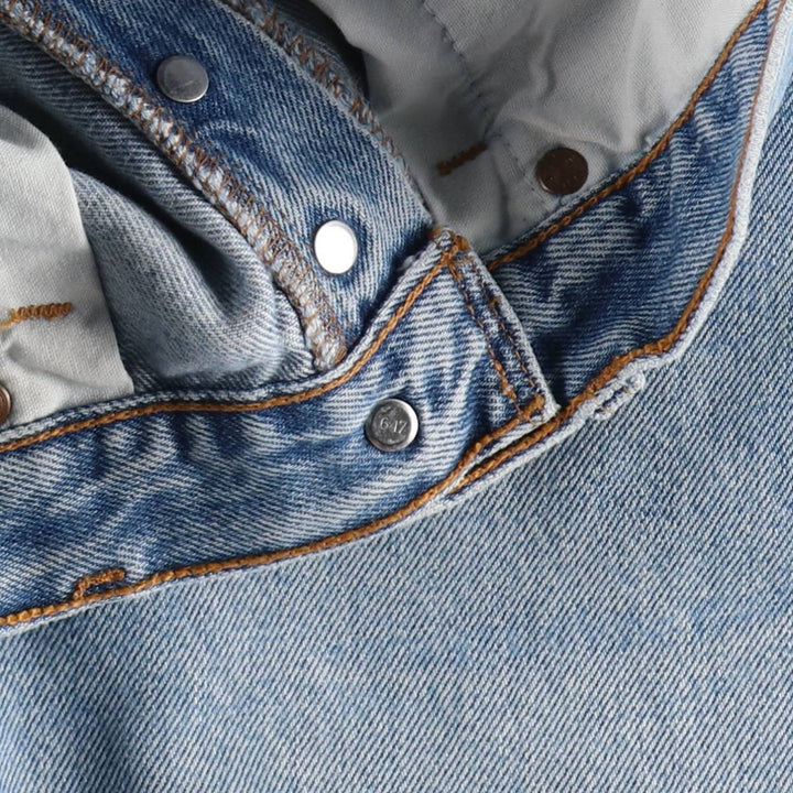 1990'S Levi's 00501-0193 Straight Denim Pants, Men's W30 (approx.), Vintage cotton blue type Vintage Second Hand