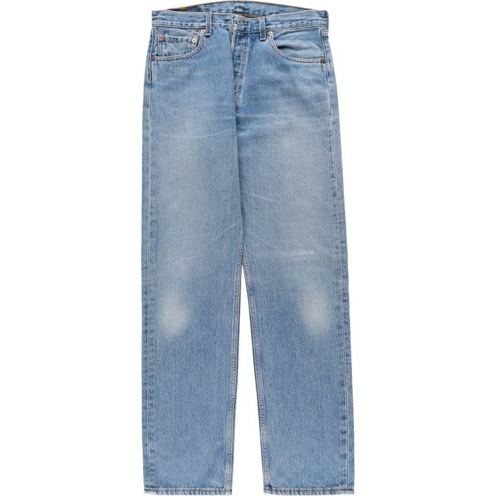 1990'S Levi's 00501-0193 Straight Denim Pants, Made in USA, Men's W33 (approx.), Vintage cotton blue type Vintage Second Hand