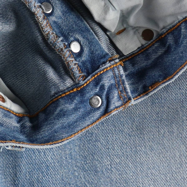 1990'S Levi's 00501-0193 Straight Denim Pants, Made in USA, Men's W33 (approx.), Vintage cotton blue type Vintage Second Hand
