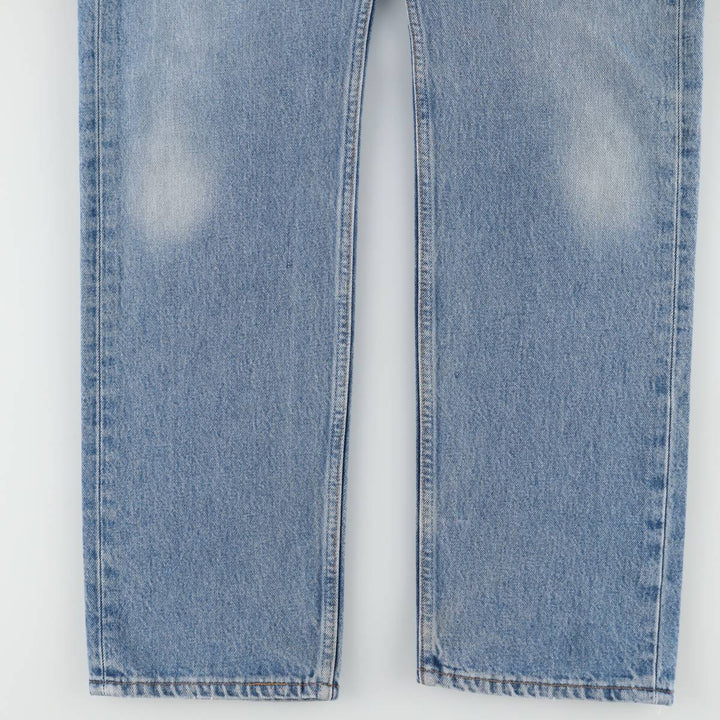 1990'S Levi's 00501-0193 Straight Denim Pants, Made in USA, Men's W33 (approx.), Vintage cotton blue type Vintage Second Hand