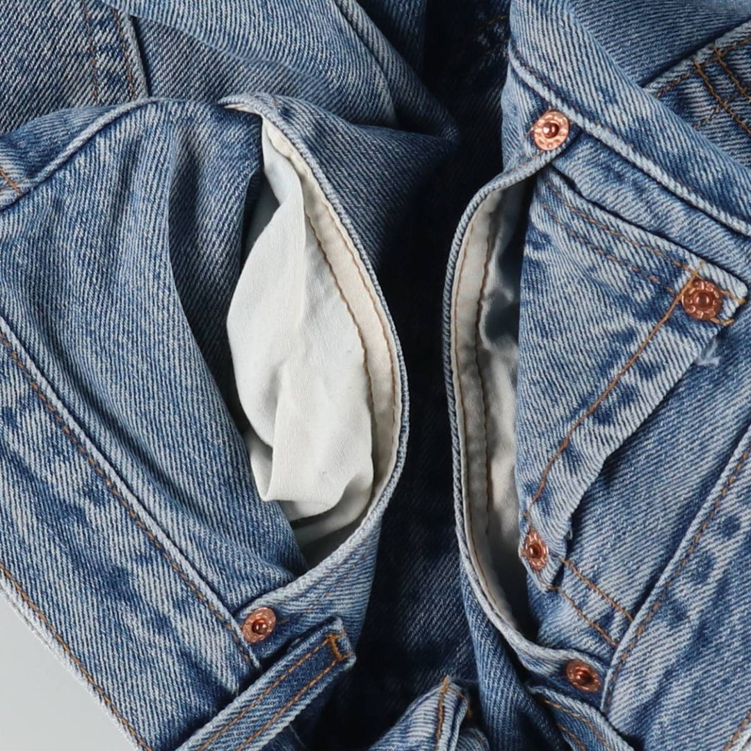 1990'S Levi's 00501-0193 Straight Denim Pants, Made in USA, Men's W33 (approx.), Vintage cotton blue type Vintage Second Hand