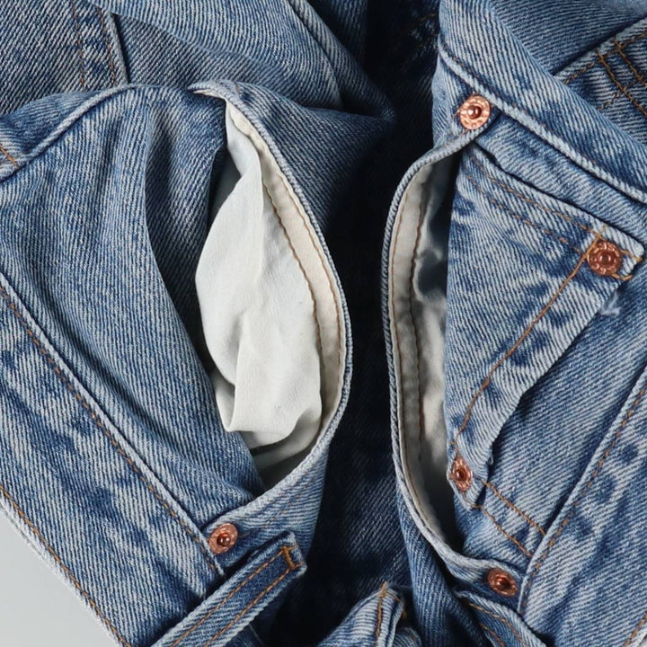 1990'S Levi's 00501-0193 Straight Denim Pants, Made in USA, Men's W33 (approx.), Vintage cotton blue type Vintage Second Hand