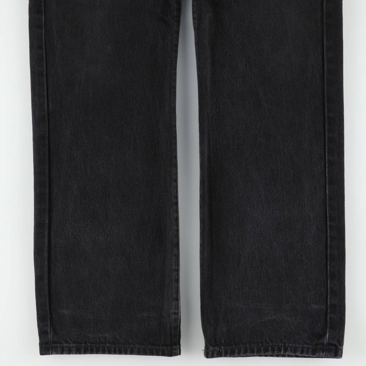 Levi's 501 Black Denim Straight Denim Pants for Men, W33 equivalent cotton black type Vintage Second Hand