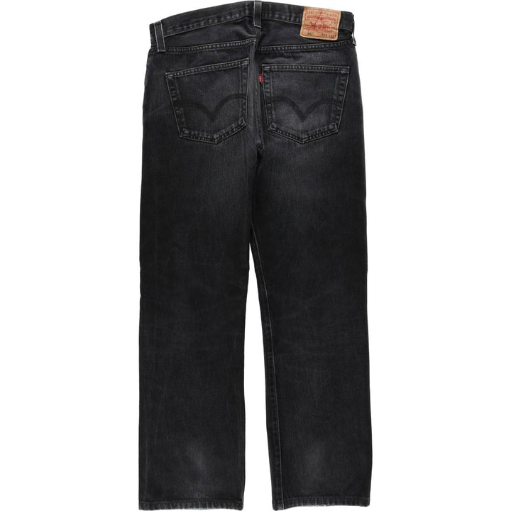 Levi's 501 Black Denim Straight Denim Pants for Men, W34 equivalent cotton black type Vintage Second Hand