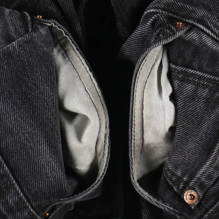 Levi's 501 Black Denim Straight Denim Pants for Men, W34 equivalent cotton black type Vintage Second Hand