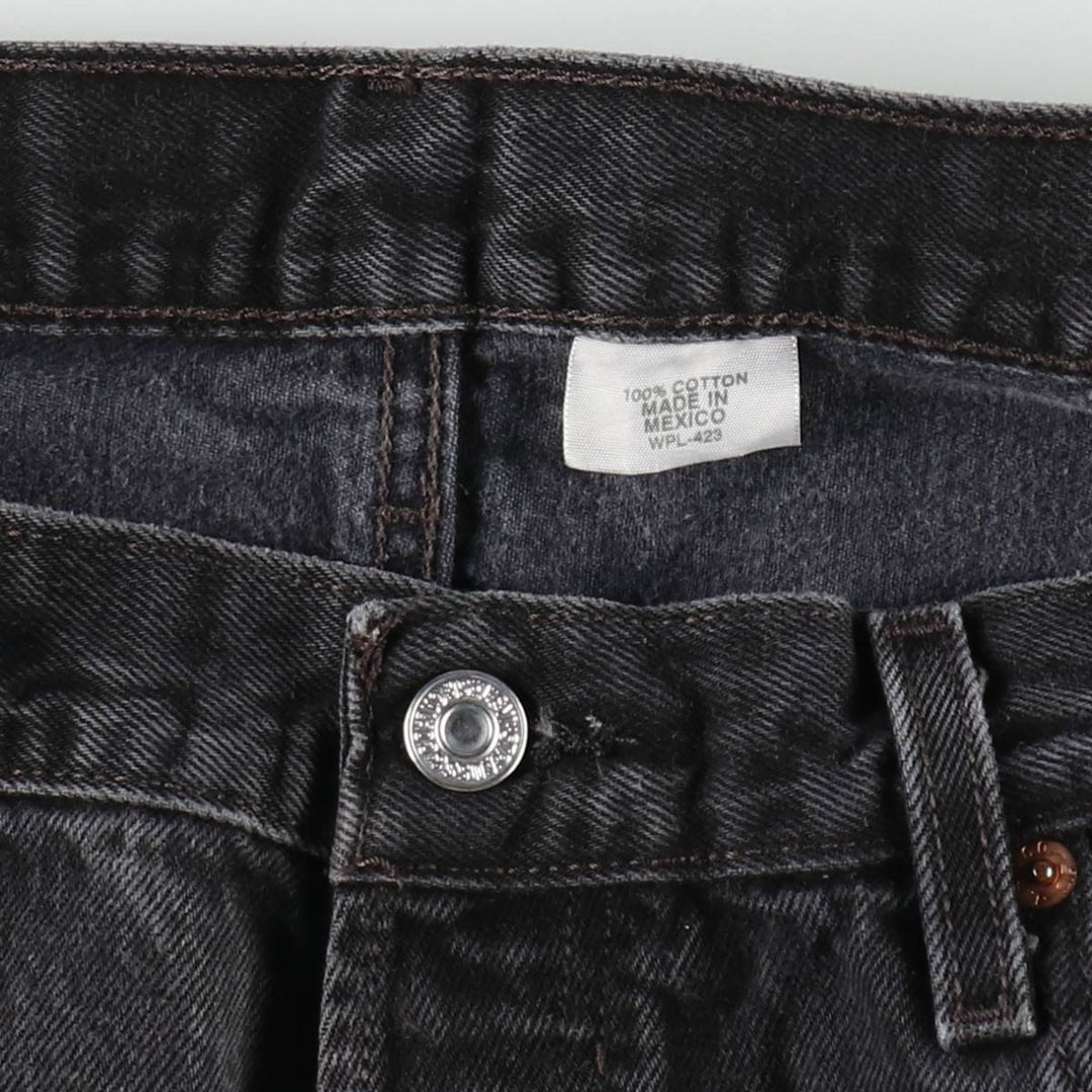 00'S Levi's 501 Black Denim Straight Denim Pants Men's W36 cotton black type Vintage Second Hand
