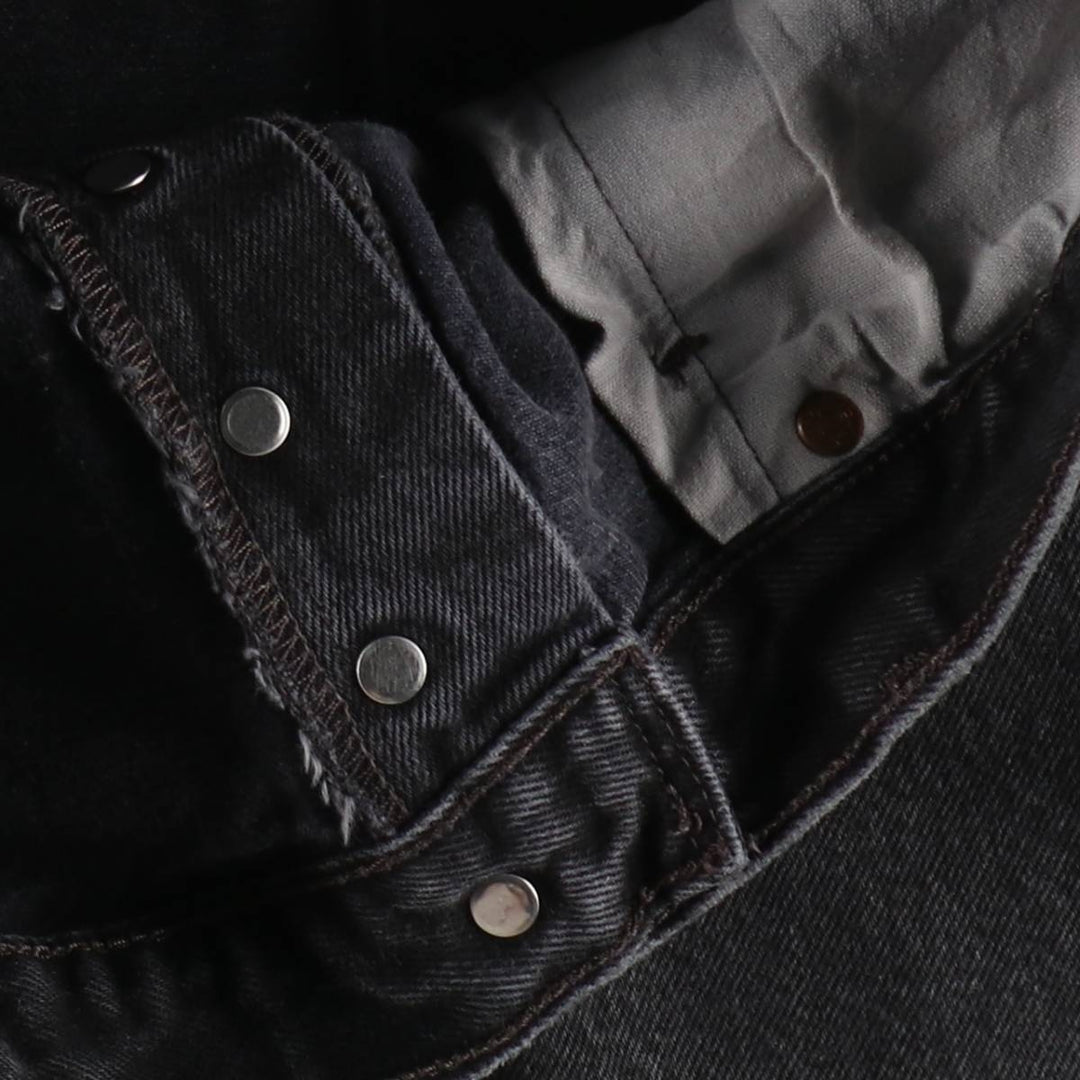 00'S Levi's 501 Black Denim Straight Denim Pants Men's W36 cotton black type Vintage Second Hand