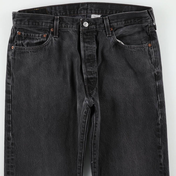 00'S Levi's 501 Black Denim Straight Denim Pants Men's W36 cotton black type Vintage Second Hand