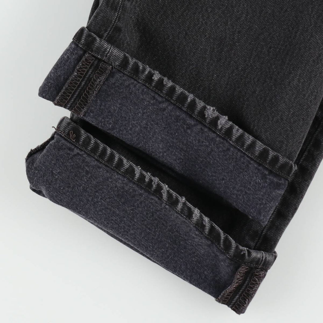 00'S Levi's 501 Black Denim Straight Denim Pants Men's W36 cotton black type Vintage Second Hand
