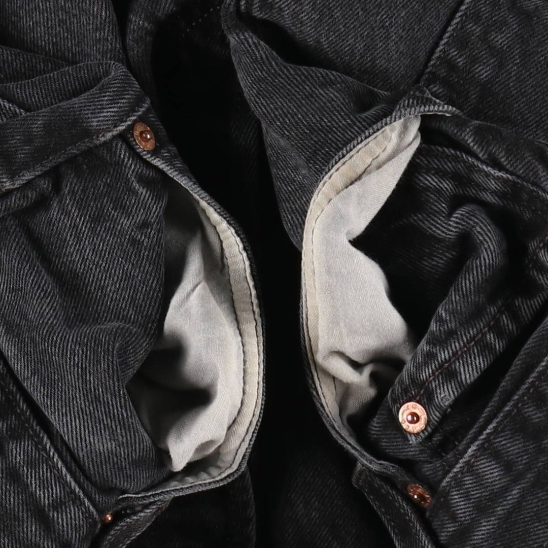 00'S Levi's 501 Black Denim Straight Denim Pants Men's W36 cotton black type Vintage Second Hand