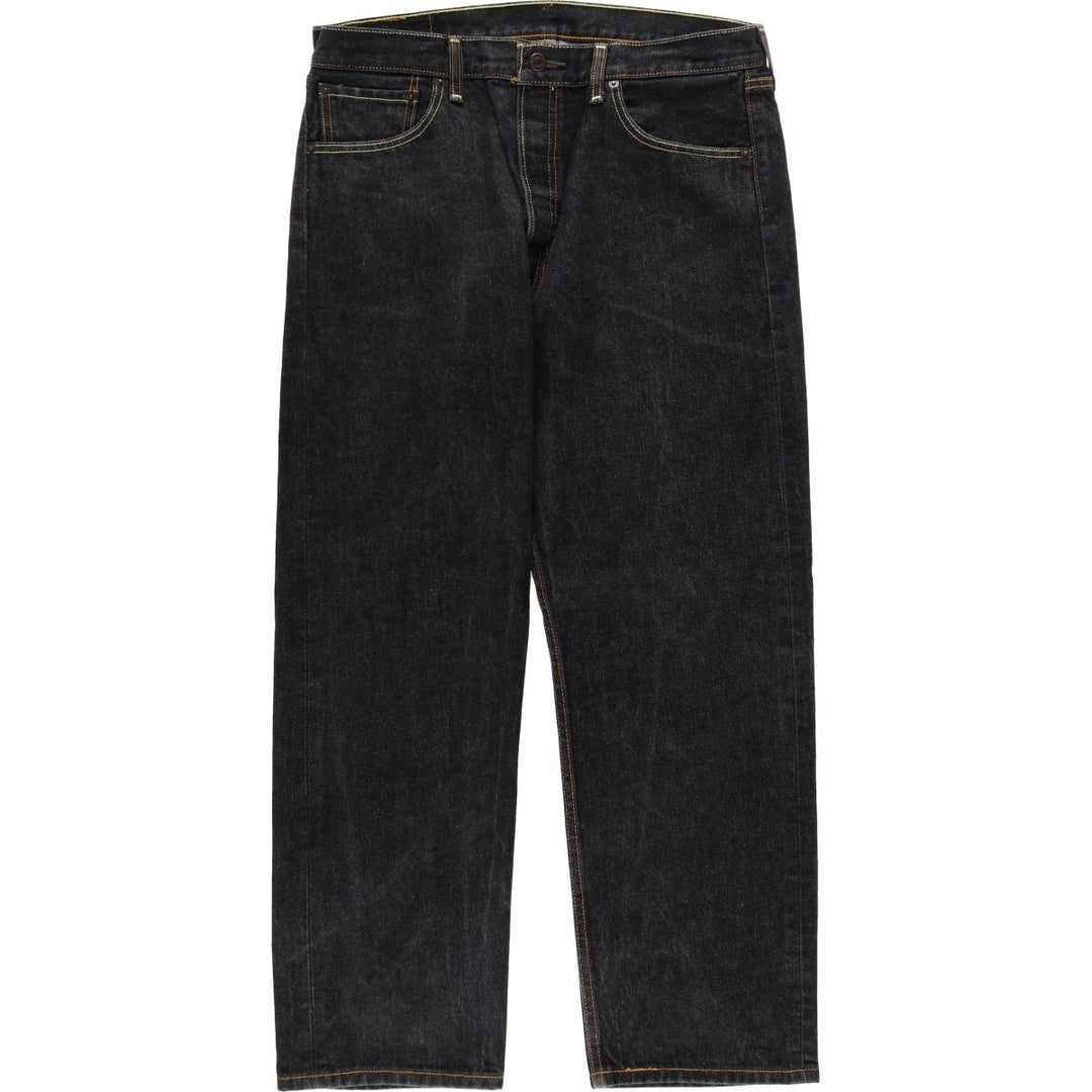 Levi's 501 Black Denim Straight Denim Pants for Men, W34 equivalent cotton black type Vintage Second Hand