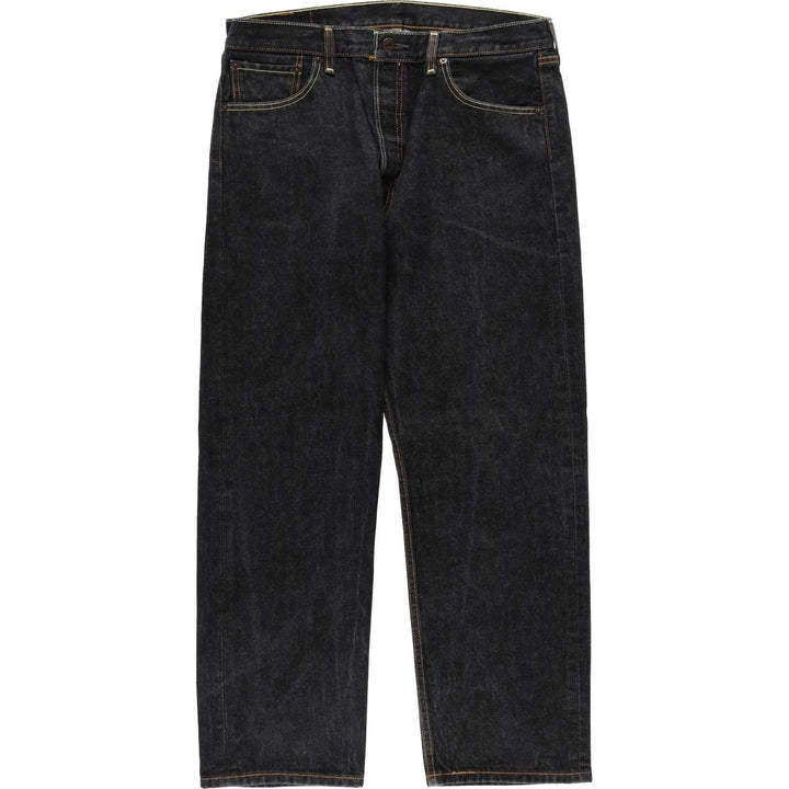 Levi's 501 Black Denim Straight Denim Pants for Men, W34 equivalent cotton black type Vintage Second Hand