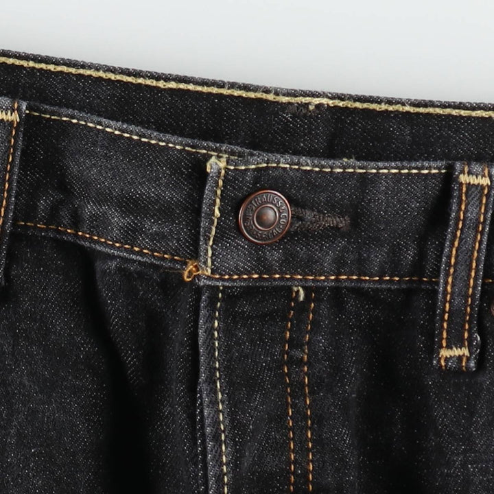 Levi's 501 Black Denim Straight Denim Pants for Men, W34 equivalent cotton black type Vintage Second Hand