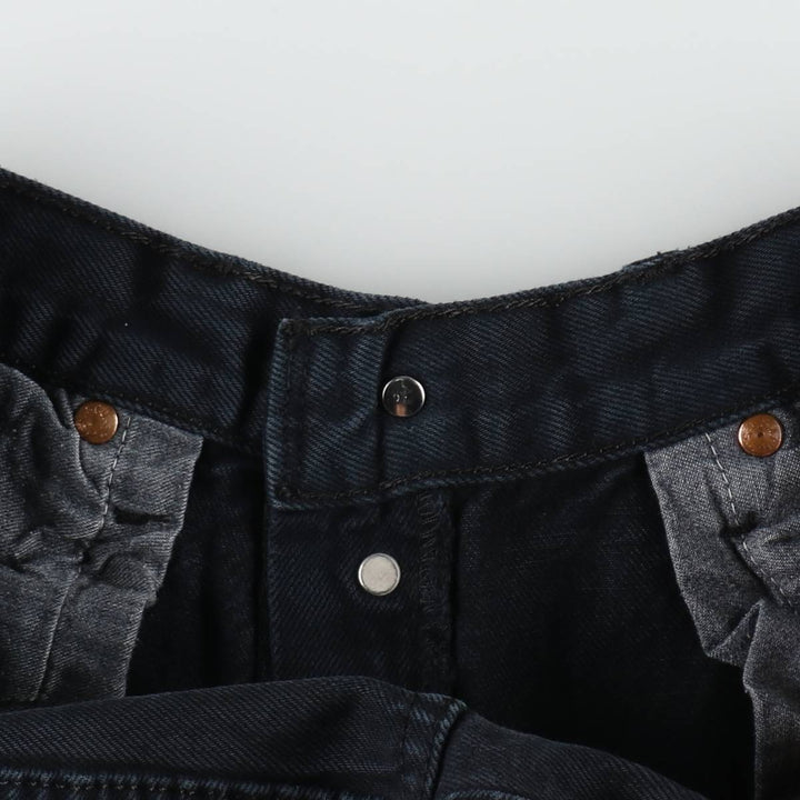 2000'S Levi's 00501-0165 Euro Model Black Denim Straight Leg Jeans, Men's W32 (approx.) cotton black type Vintage Second Hand