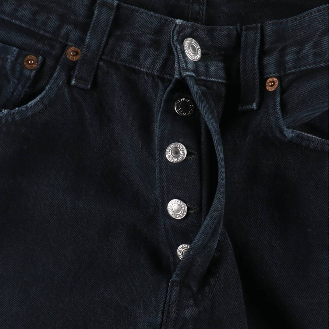 2000'S Levi's 00501-0165 Euro Model Black Denim Straight Leg Jeans, Men's W32 (approx.) cotton black type Vintage Second Hand