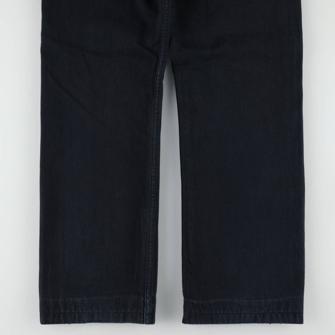 2000'S Levi's 00501-0165 Euro Model Black Denim Straight Leg Jeans, Men's W32 (approx.) cotton black type Vintage Second Hand