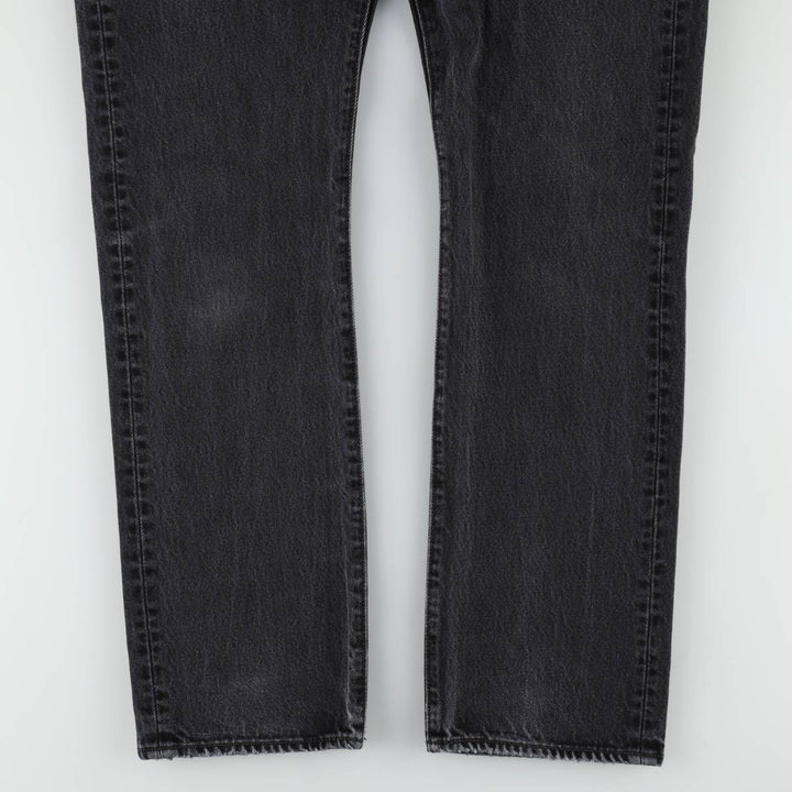 Levi's 501 Black Denim Straight Denim Pants Men's W31 equivalent cotton black type Vintage Second Hand