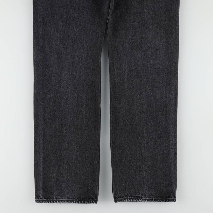 Levi's 501 Black Denim Straight Denim Pants Men's W31 equivalent cotton black type Vintage Second Hand