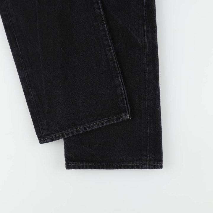 Levi's 501 Euro Model Black Denim Straight Leg Denim Pants, Men's Size 36 cotton black type Vintage Second Hand