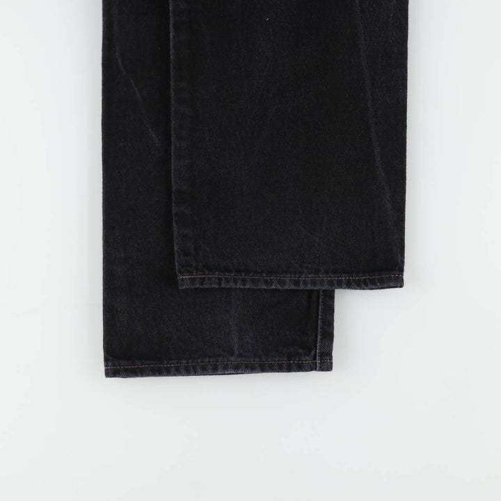 Levi's 501 Euro Model Black Denim Straight Leg Denim Pants, Men's Size 36 cotton black type Vintage Second Hand