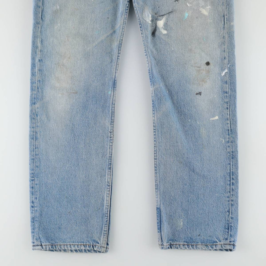 90'S Levi's 501-0193 Straight Denim Pants Made in USA Men's W31 Vintage cotton blue type Vintage Second Hand