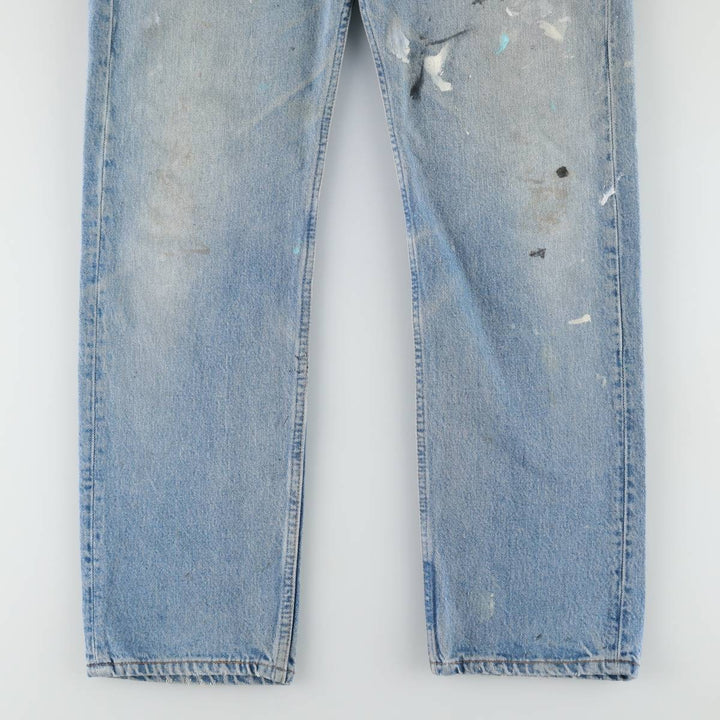 90'S Levi's 501-0193 Straight Denim Pants Made in USA Men's W31 Vintage cotton blue type Vintage Second Hand