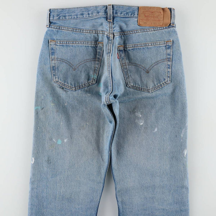90'S Levi's 501-0193 Straight Denim Pants Made in USA Men's W31 Vintage cotton blue type Vintage Second Hand