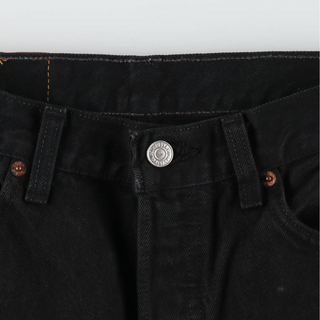 1990'S Levi's 501-0165 Black Denim Straight Leg Jeans, Made in USA, Men's Size W29 (approx.), Vintage cotton black type Vintage Second Hand