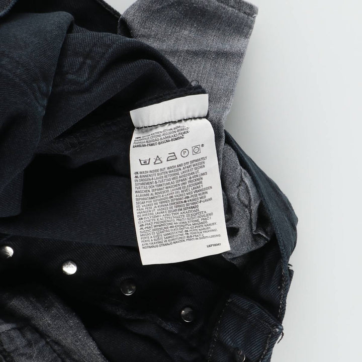 2000'S Levi's 00501-0165 Euro Model Black Denim Straight Leg Jeans, Made in England, Men's W32 (approx.) cotton black type Vintage Second Hand
