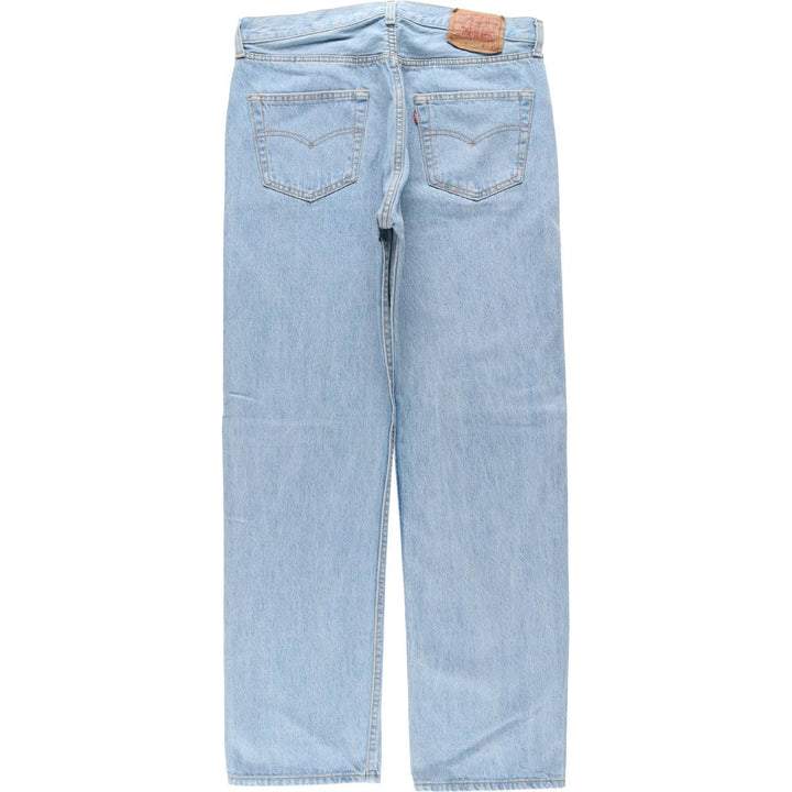 1990'S Levi's 501-5910 Straight Denim Pants, Made in USA, Men's Size W34 (approx.), Vintage cotton blue type Vintage Second Hand