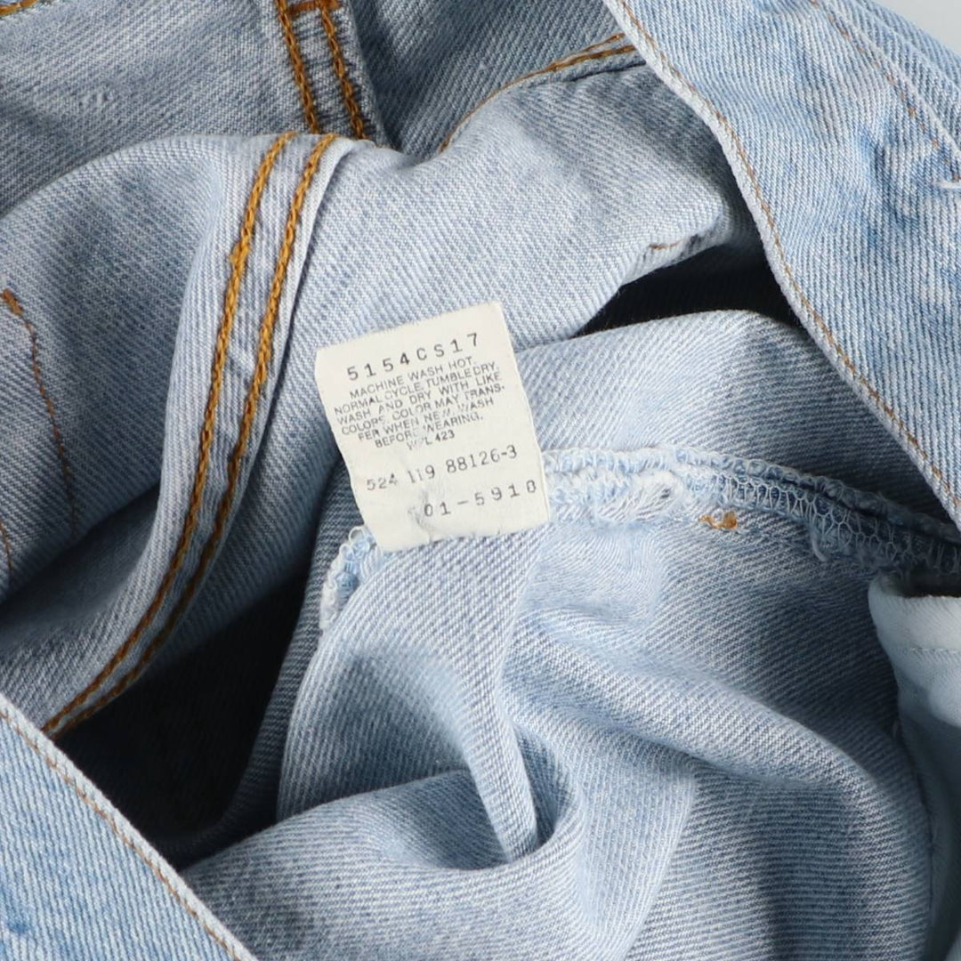 1990'S Levi's 501-5910 Straight Denim Pants, Made in USA, Men's Size W34 (approx.), Vintage cotton blue type Vintage Second Hand