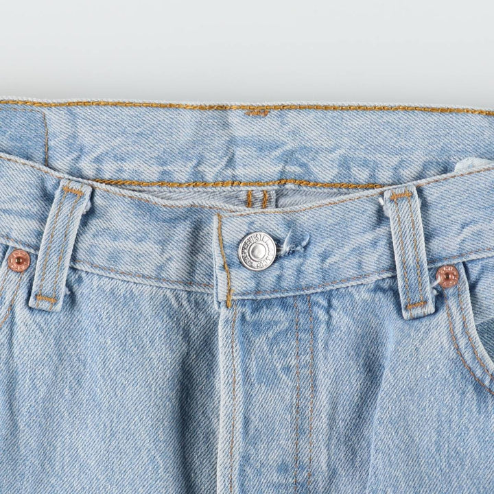 1990'S Levi's 501-5910 Straight Denim Pants, Made in USA, Men's Size W34 (approx.), Vintage cotton blue type Vintage Second Hand