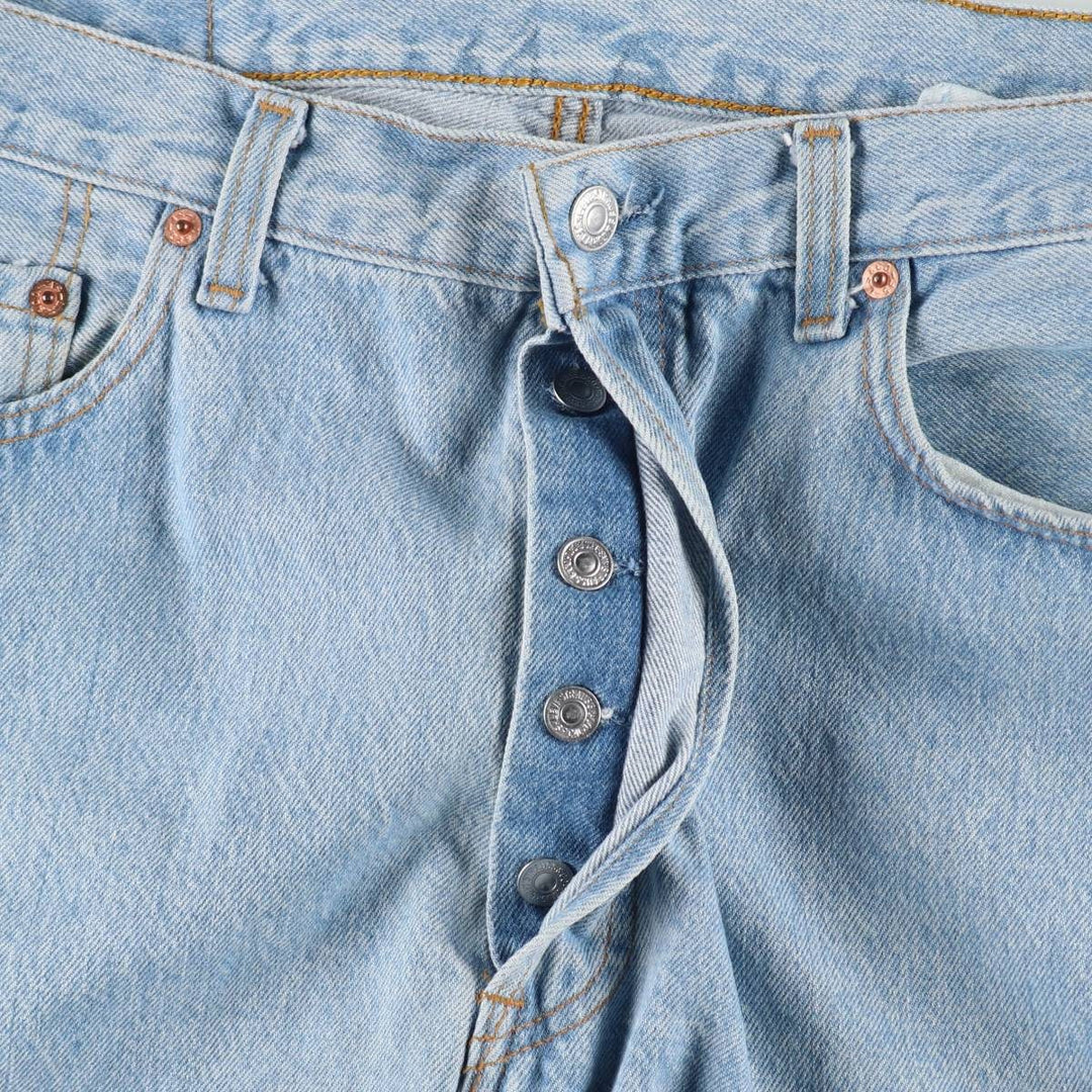 1990'S Levi's 501-5910 Straight Denim Pants, Made in USA, Men's Size W34 (approx.), Vintage cotton blue type Vintage Second Hand