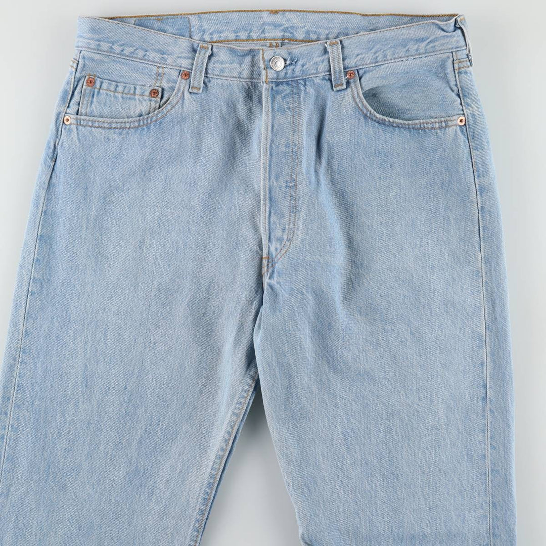 1990'S Levi's 501-5910 Straight Denim Pants, Made in USA, Men's Size W34 (approx.), Vintage cotton blue type Vintage Second Hand