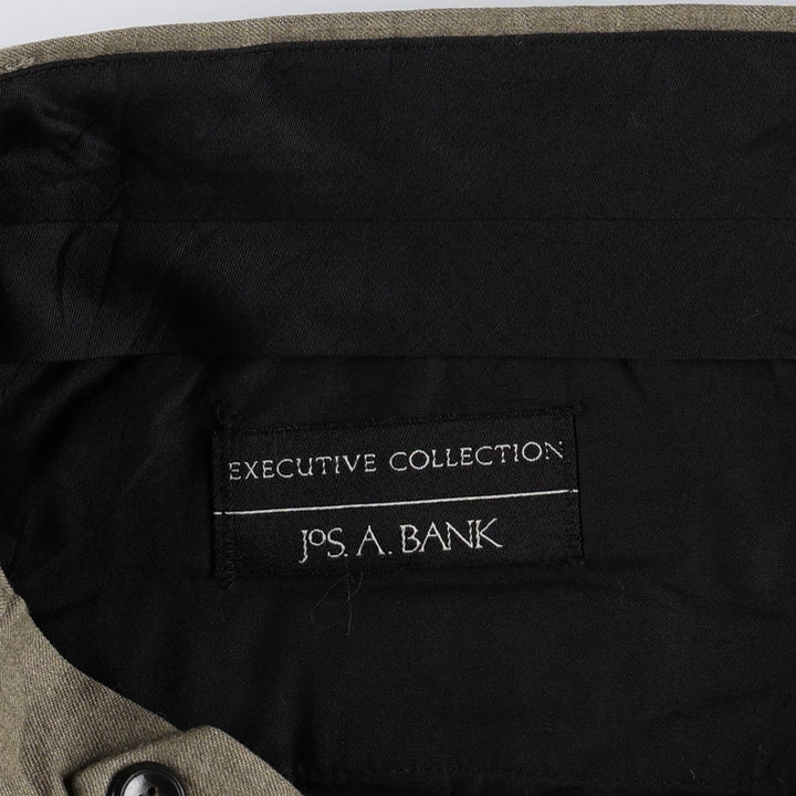 JOS.A.BANK Two-pleat slacks for men, equivalent to size W34. unclear beige type brown Vintage Second Hand