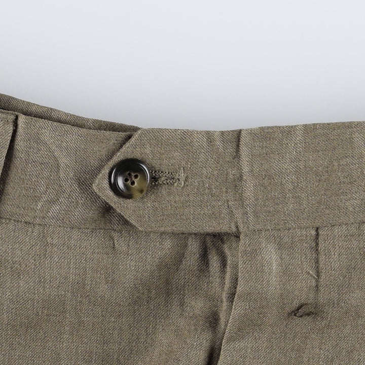 JOS.A.BANK Two-pleat slacks for men, equivalent to size W34. unclear beige type brown Vintage Second Hand