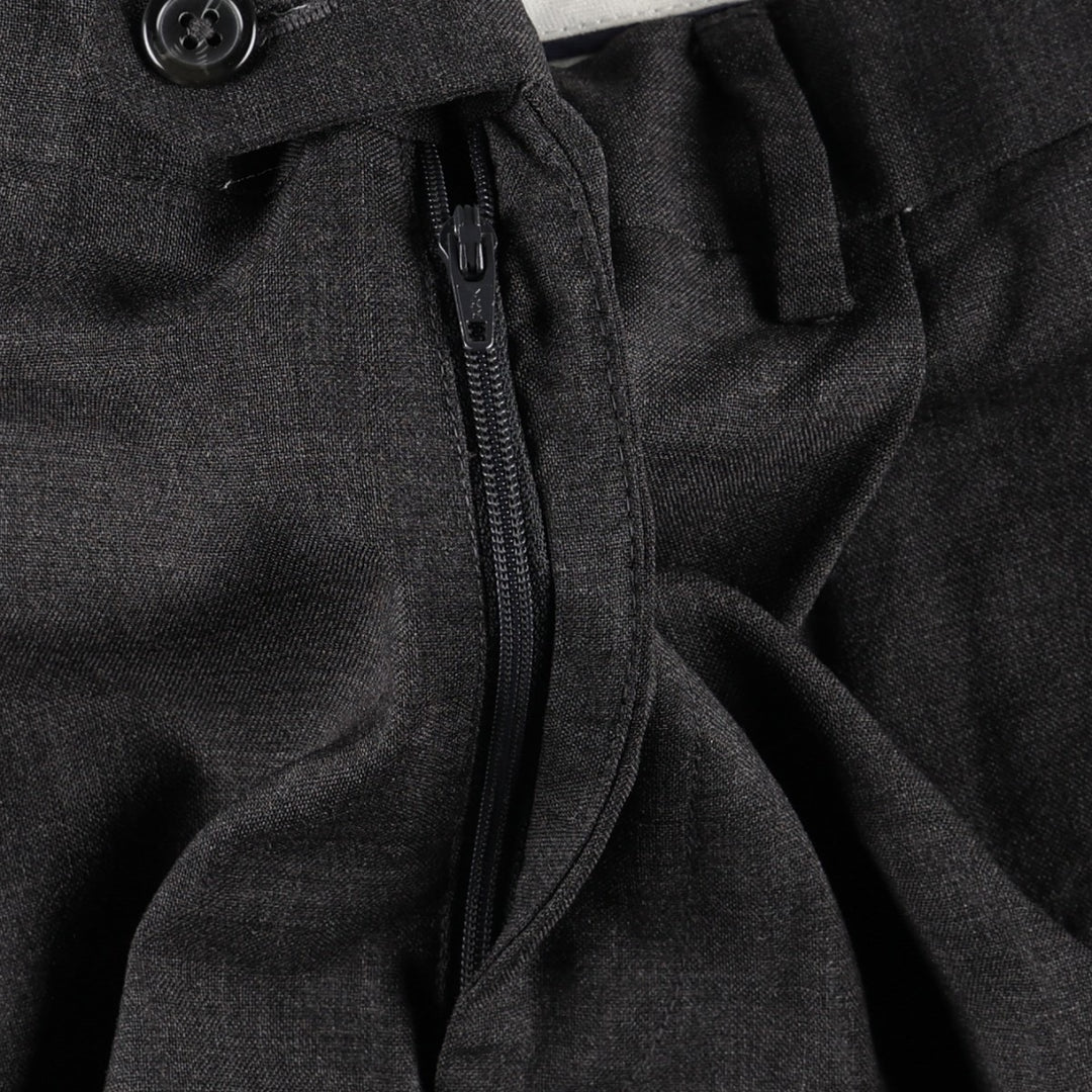 Ralph Lauren LAUREN Lauren Two-pleat slacks pants for men, equivalent to W32 unclear dark chocolate Vintage Second Hand