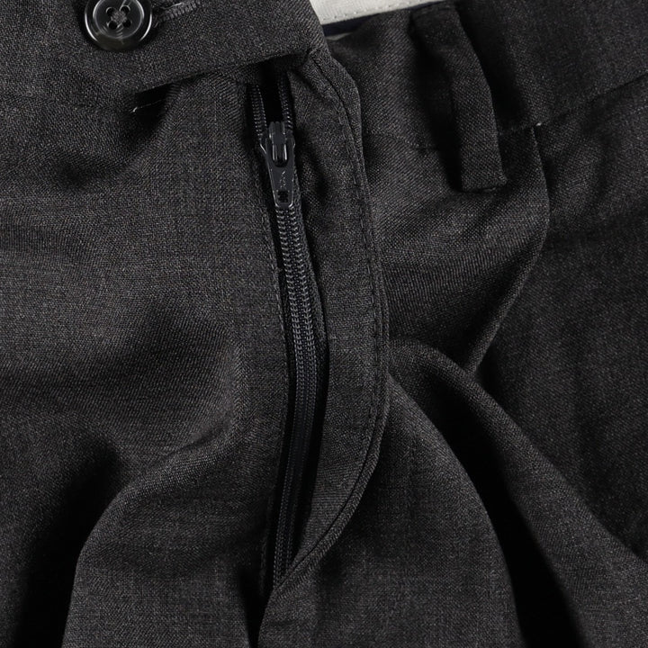 Ralph Lauren LAUREN Lauren Two-pleat slacks pants for men, equivalent to W32 unclear dark chocolate Vintage Second Hand