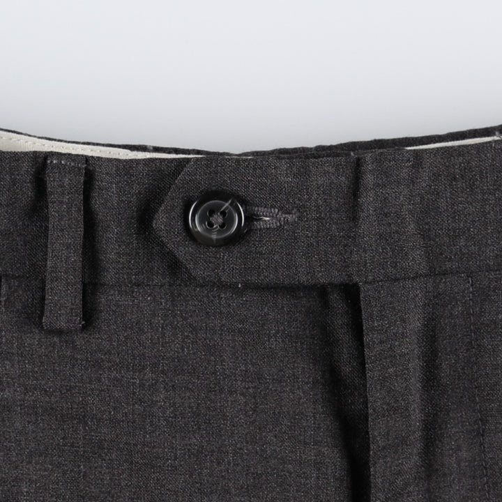 Ralph Lauren LAUREN Lauren Two-pleat slacks pants for men, equivalent to W32 unclear dark chocolate Vintage Second Hand