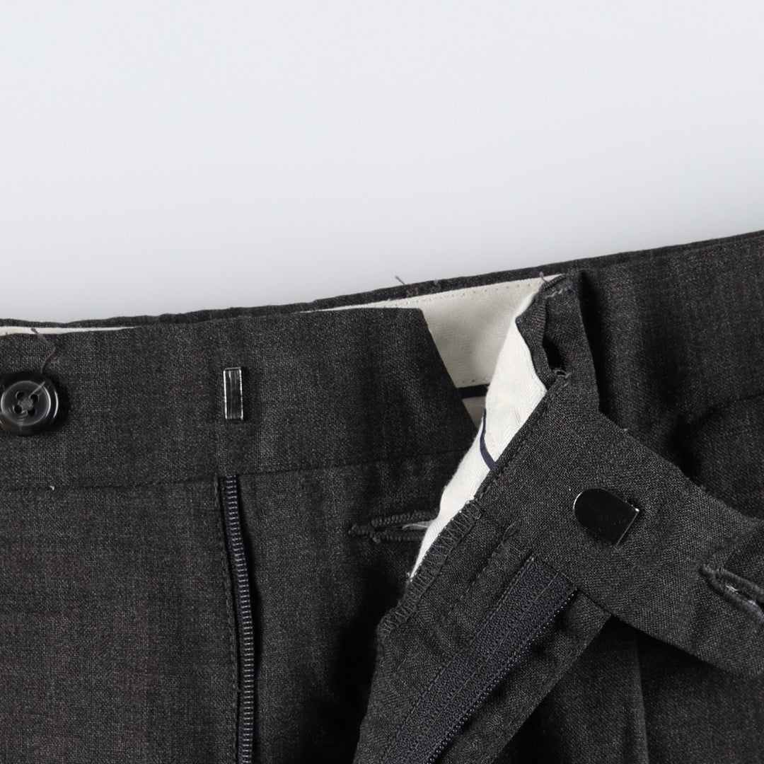 Ralph Lauren LAUREN Lauren Two-pleat slacks pants for men, equivalent to W32 unclear dark chocolate Vintage Second Hand