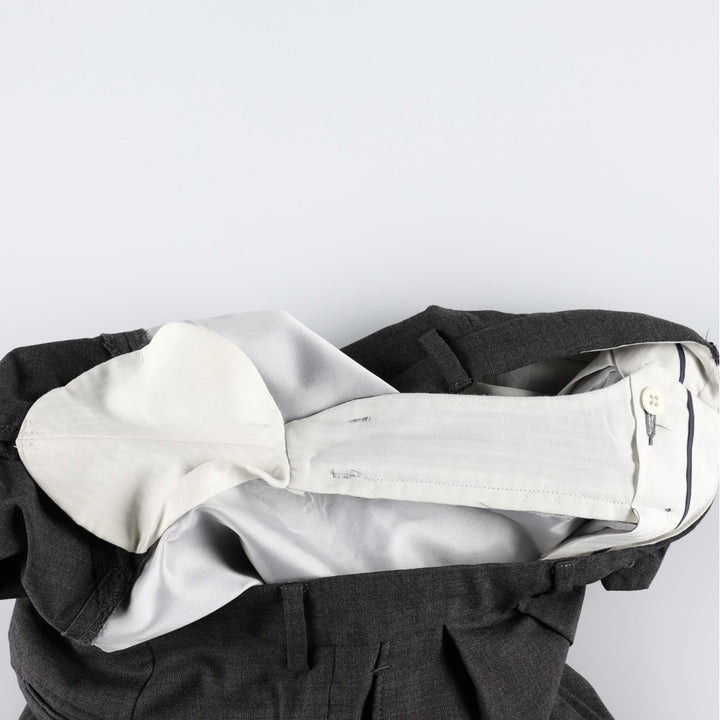 Ralph Lauren LAUREN Lauren Two-pleat slacks pants for men, equivalent to W32 unclear dark chocolate Vintage Second Hand
