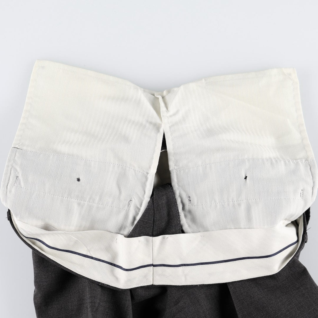 Ralph Lauren LAUREN Lauren Two-pleat slacks pants for men, equivalent to W32 unclear dark chocolate Vintage Second Hand