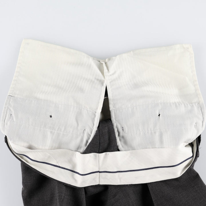Ralph Lauren LAUREN Lauren Two-pleat slacks pants for men, equivalent to W32 unclear dark chocolate Vintage Second Hand