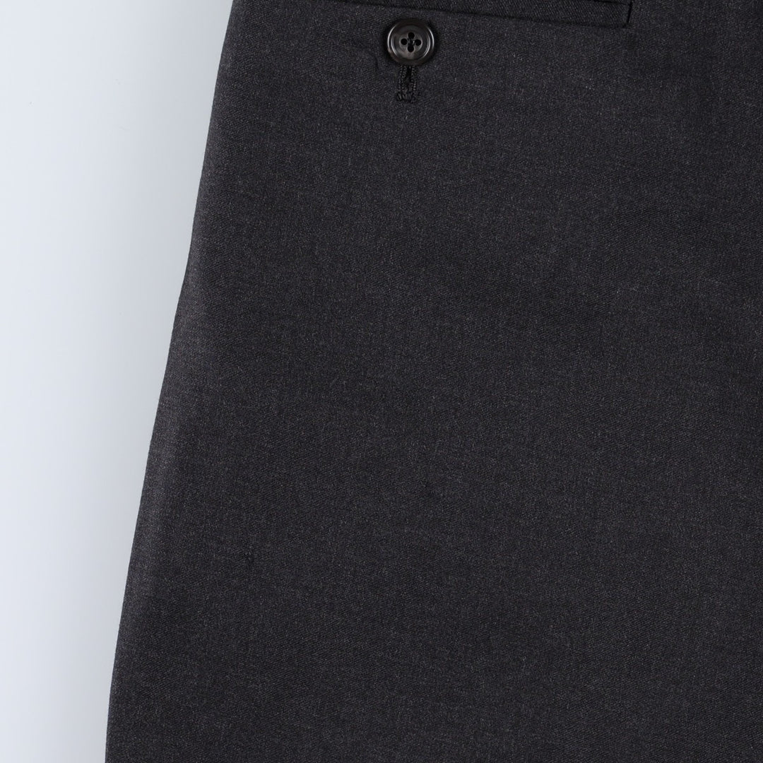 Hickey Freeman Two-Pleat Slacks Pants, Men's W34 (approx.), Wide Leg Pants, Vintage Style unclear Charcoal Vintage Second Hand