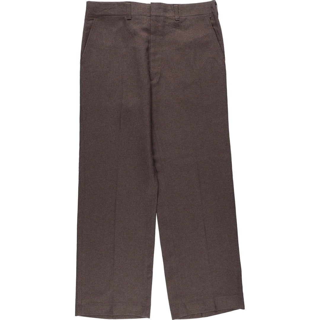 80'S Haggar slacks pants, made in USA, men's size W36 equivalent, vintage. unclear brown type Vintage Second Hand