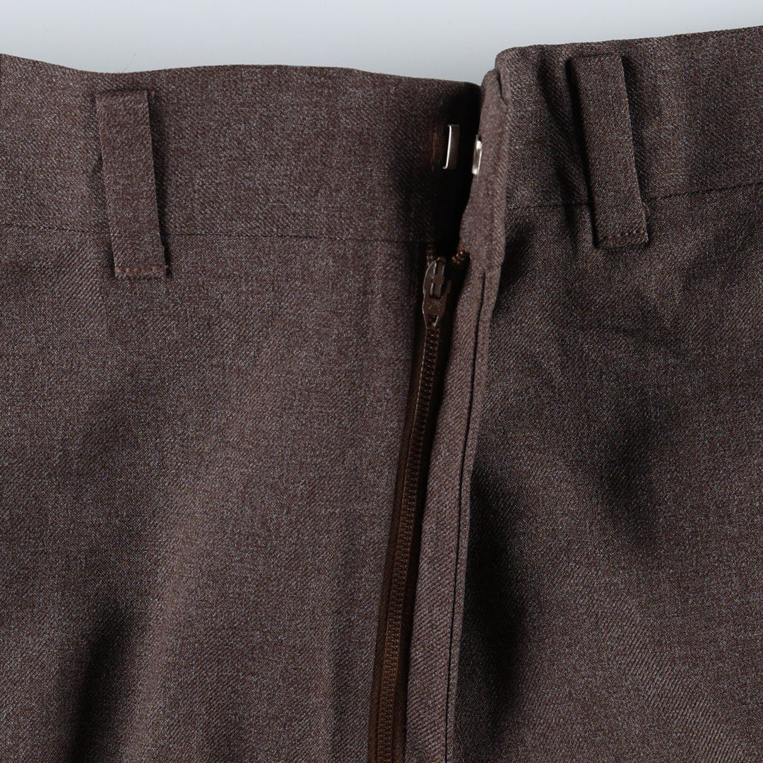 80'S Haggar slacks pants, made in USA, men's size W36 equivalent, vintage. unclear brown type Vintage Second Hand